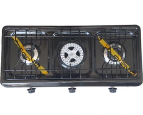 اجاق گاز سه شعله رومیزی پولاد گاز