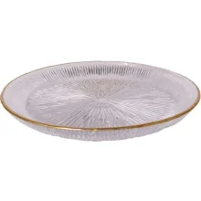 پیش دستی بلور لب طلایی سولو