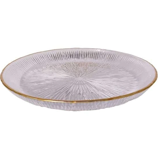 پیش دستی بلور لب طلایی سولو