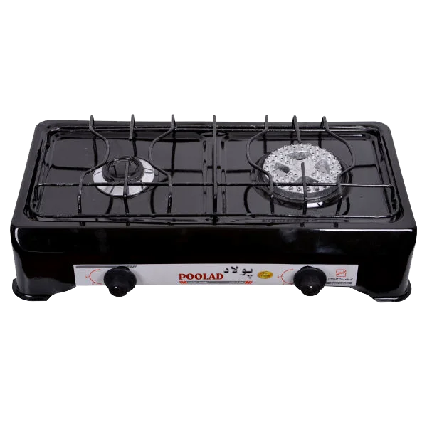 اجاق گاز دو شعله رومیزی پولاد گاز