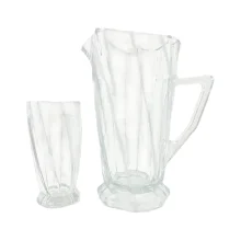 سرویس پارچ و لیوان 7 پارچه مدل اسکوئر