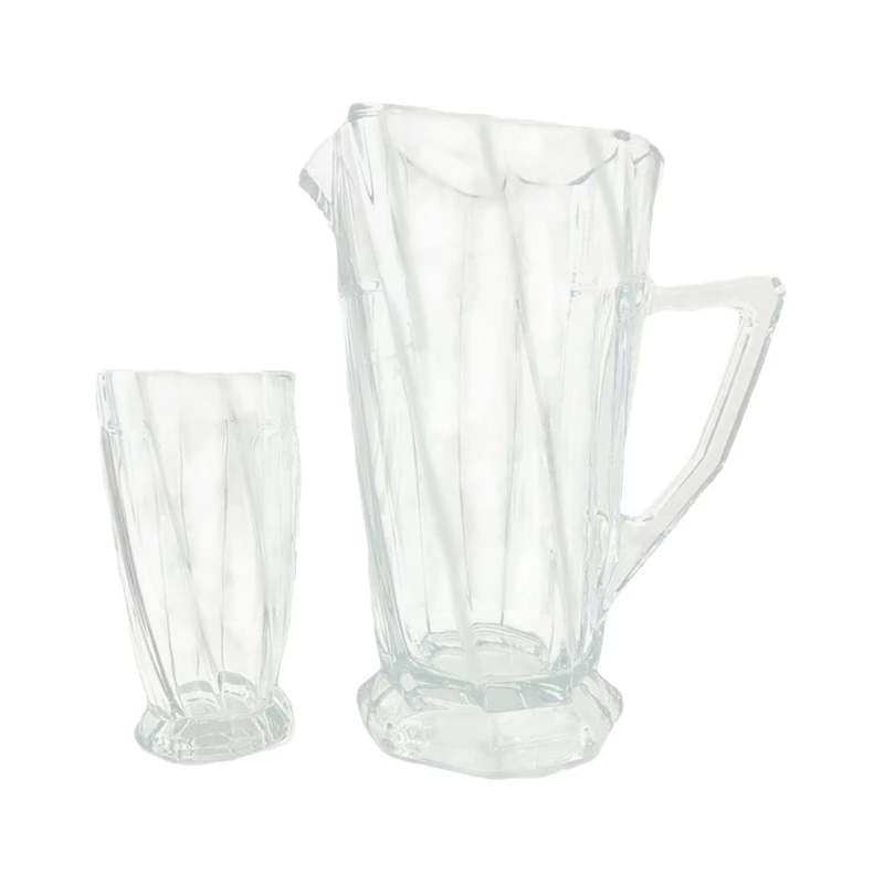 سرویس پارچ و لیوان 7 پارچه مدل اسکوئر