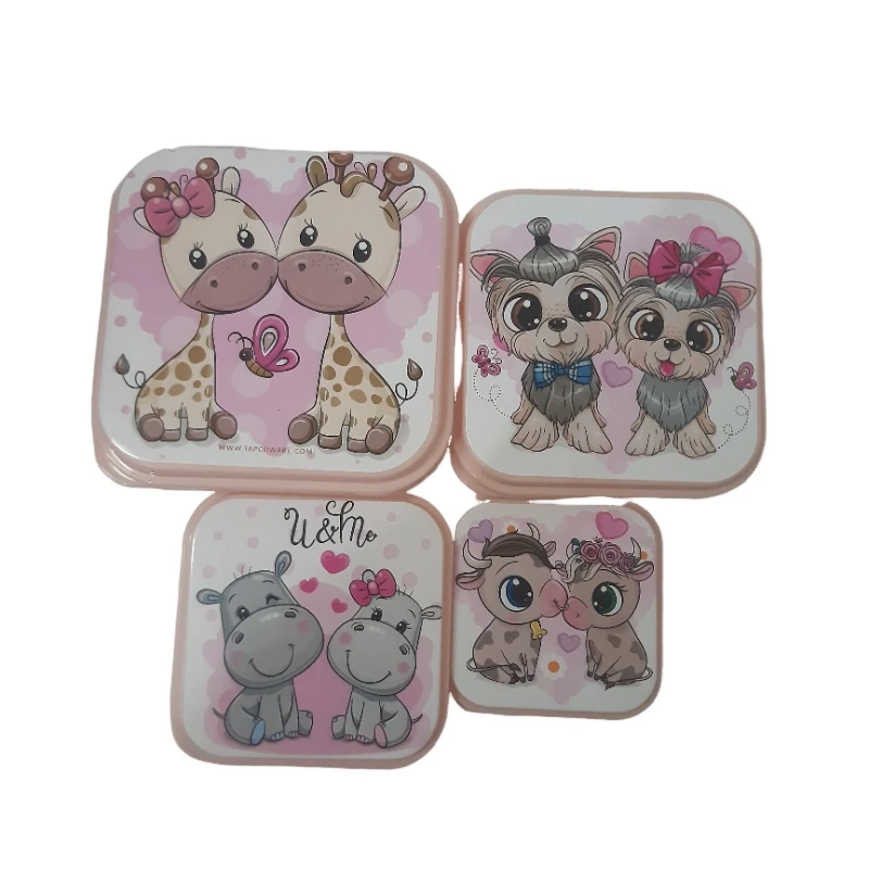 ظرف غذا 4 پارچه طرح درا 807 تاپکو