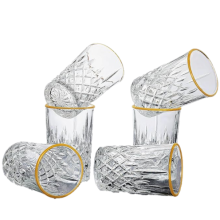 لیوان لب طلا کاوه مدل میشل بسته 6 عددی