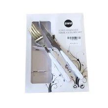 چاقو و چنگال دسته پلاستیکی دی ام جی