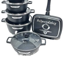 سرویس قابلمه 10 پارچه چدن دالتون