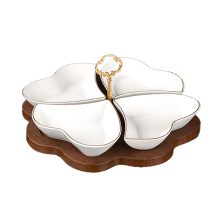 اردو خوری لیمون طرح قلب لب طلا کد 135