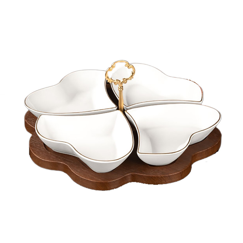 اردو خوری لیمون طرح قلب لب طلا کد 135