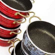 سرویس قابلمه ۷ پارچه طرح چدنی رژینا