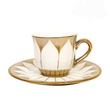 فنجان و نعلبکی قهوه خوری کاپوچینو 12 پارچه ساوارز مدل هانا