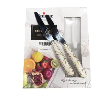 چاقو میوه خوری دسته سرامیکی یونیک کد 6047