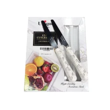 چاقو میوه خوری دسته سرامیکی یونیک کد 6051