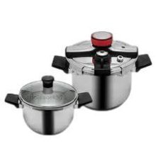 زودپز دوقلو یونیک گنجایش 6 و 4 لیتر به همراه بخار پز