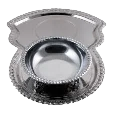 سینی و کاسه استیل سماور