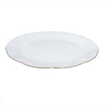 پلوخوری گرد لب طلا مقصود مدل نیلوفری 6 عددی