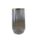 لیوان شیشه ای لب طلا مودنا