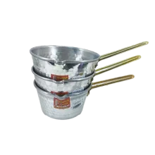 شیرجوش چکشی تک دسته طلایی روحی شفق