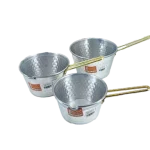 شیرجوش چکشی تک دسته طلایی روحی شفق