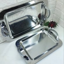 سینی استیل دسته دار