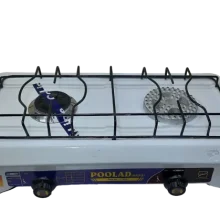 اجاق گاز دو شعله رومیزی پولاد گاز