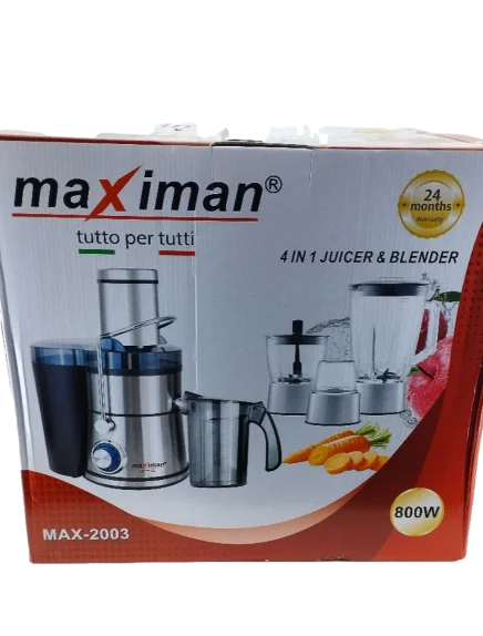 آبمیوه گیری ولومی 4 کاره مکسی من مدل 2003