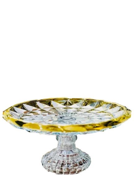 شیرینی خوری لب طلا آکوامارین