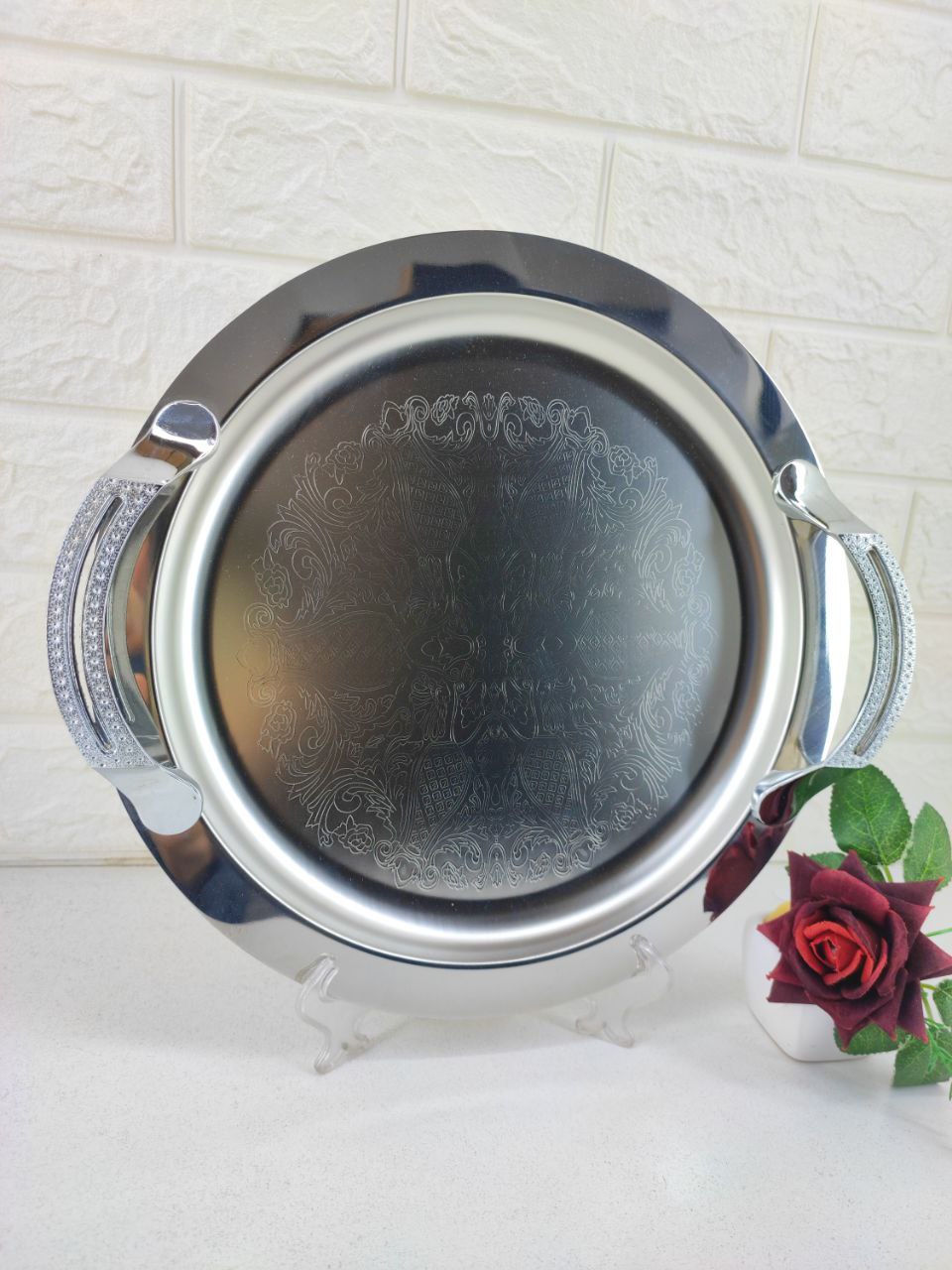 سینی استیل گرد