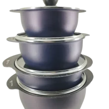 سرویس قابلمه 8 پارچه طرح دسته پروانه ای فیلون