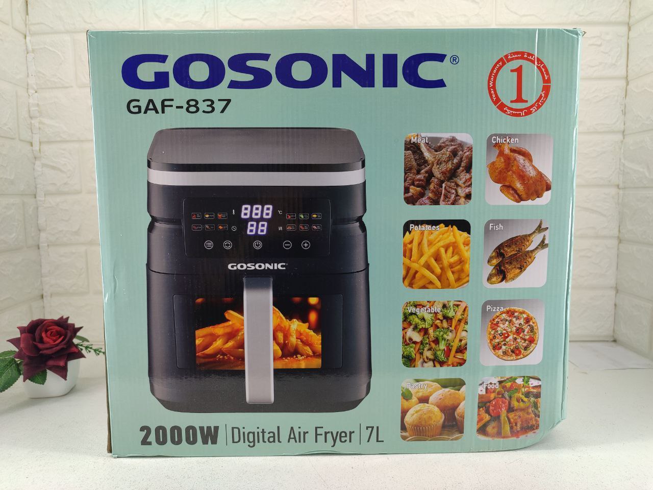 سرخ کن بدون روغن گوسونیک مدل GAF-837