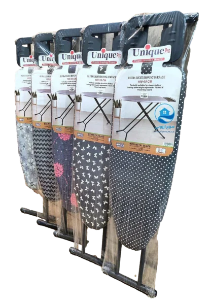 میز اتو پریزدار پایه تی بلند یونیک