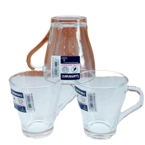 لیوان شیشه ای ساده شلغمی(فرانسه)