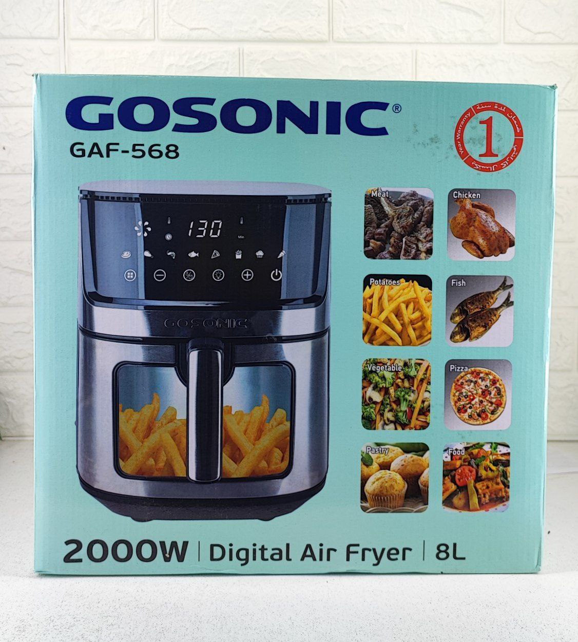 سرخ کن بدون روغن گوسونیک مدل GAF-568