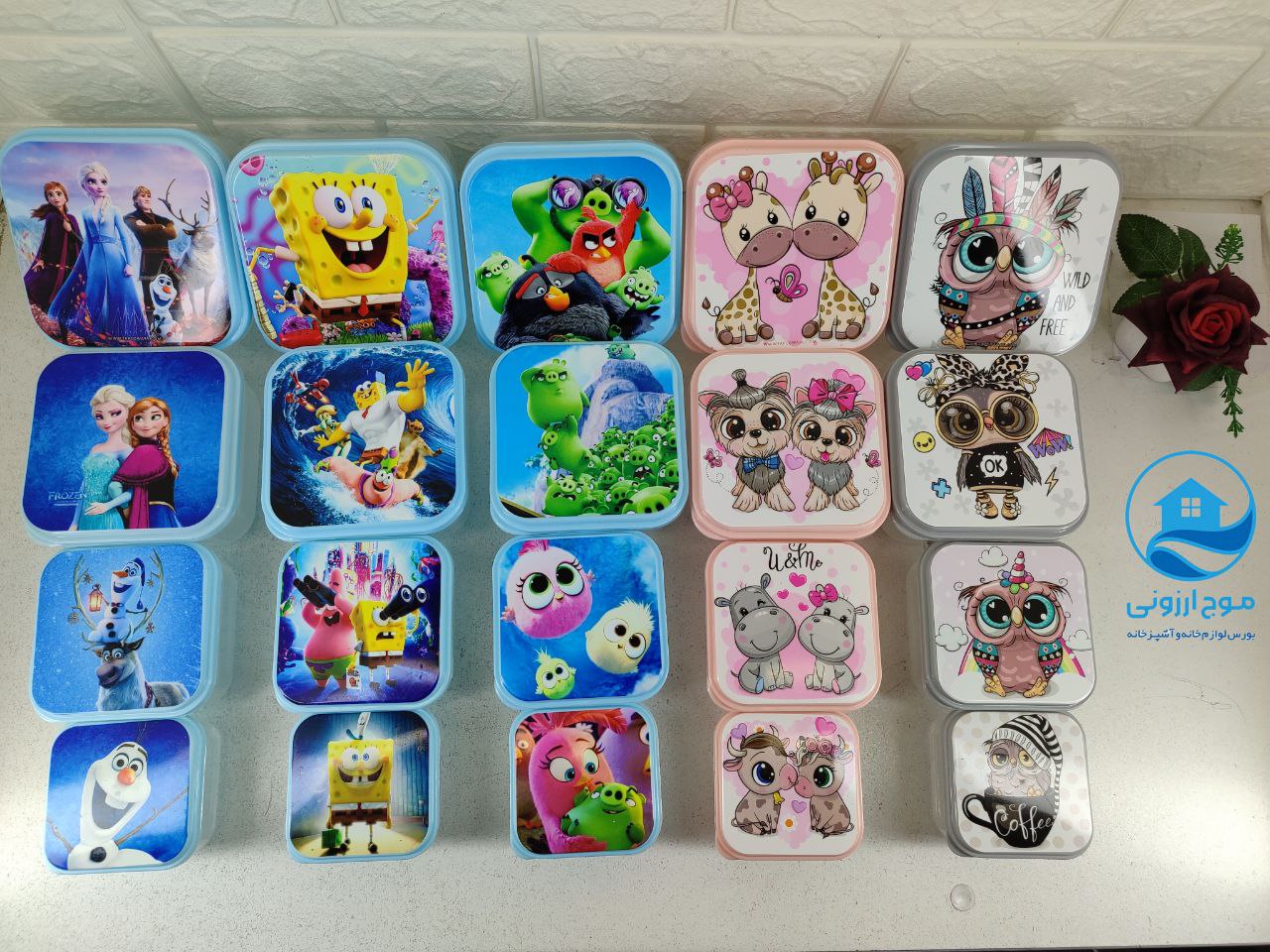 ظرف غذا 4 پارچه طرح درا 807 تاپکو