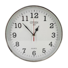 ساعت دیواری عقربه ای سیتیزن طرح استیل