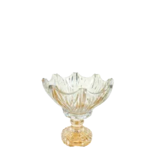 شکلات خوری شیشه ای ساده پایه دار نیو امپریال