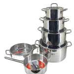 سرویس قابلمه 11 پارچه استیل کی اس تی