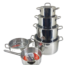 سرویس قابلمه 11 پارچه استیل کی اس تی