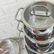 سرویس قابلمه 11 پارچه استیل کی اس تی