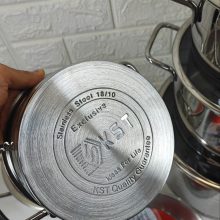 سرویس قابلمه 11 پارچه استیل کی اس تی