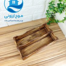 جا قاشقی دو خانه چوبی