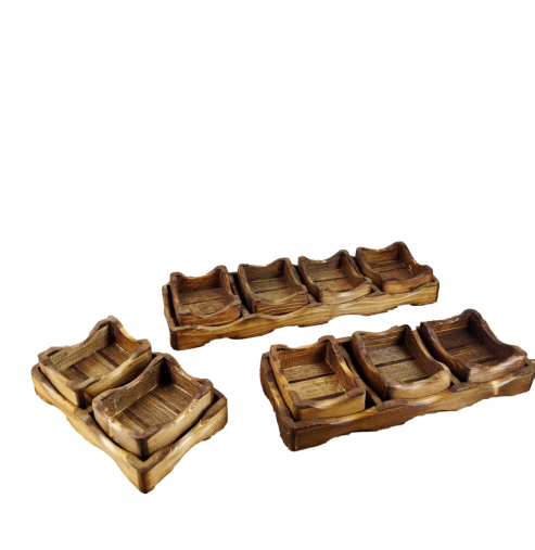 اردوخوری با کاسه چوبی