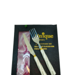 چاقو و چنگال دسته سرامیکی یونیک مدل 5017