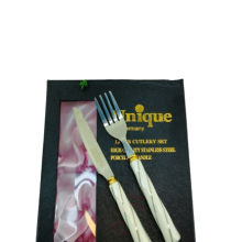 چاقو و چنگال دسته سرامیکی مدل 5017 یونیک