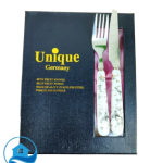 چاقو و چنگال دسته سرامیکی کد 5028 یونیک