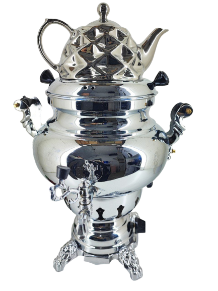 سماور ۴ منظوره بدون کوره با قوری