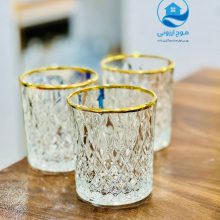 لیوان لب طلا کاوه مدل میشل بسته 6 عددی