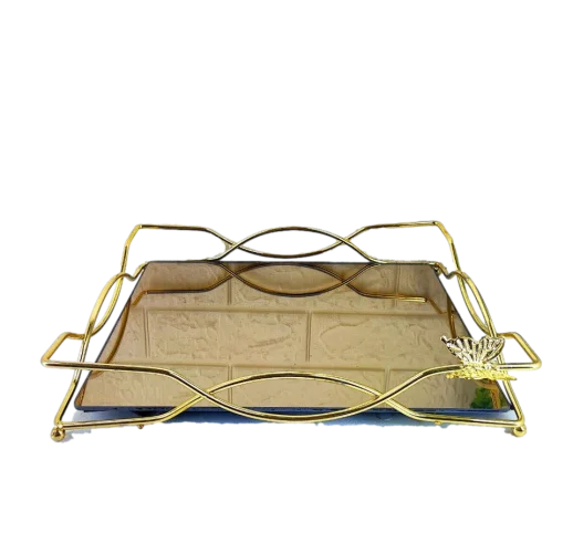 سینی مستطیل آینه ای پیانو