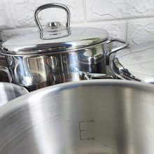 سرویس قابلمه 9 پارچه استیل مدل A-2000 کرکماز