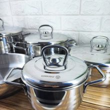 سرویس قابلمه 9 پارچه استیل مدل A-2000 کرکماز