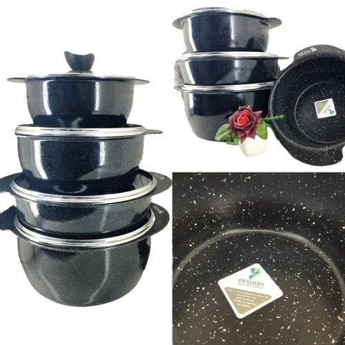 سرویس قابلمه 8 پارچه طرح دسته پروانه ای فیلون